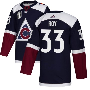Authentic Adidas Men's Patrick Roy Colorado Avalanche Alternate 2022 Stanley Cup Final Patch Jersey - Navy