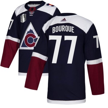 Authentic Adidas Men's Raymond Bourque Colorado Avalanche Alternate 2022 Stanley Cup Final Patch Jersey - Navy