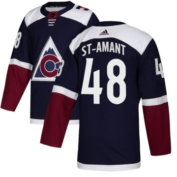 Authentic Adidas Men's Shawn St-Amant Colorado Avalanche Alternate Jersey - Navy