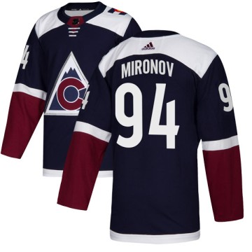 Authentic Adidas Youth Andrei Mironov Colorado Avalanche Alternate Jersey - Navy