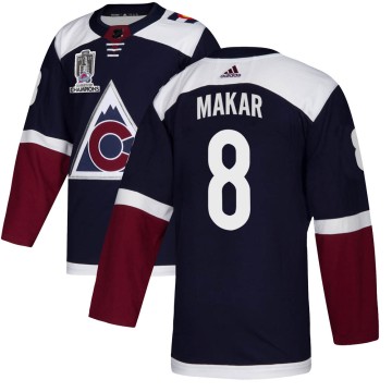 Authentic Adidas Youth Cale Makar Colorado Avalanche Alternate 2022 Stanley Cup Champions Jersey - Navy