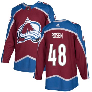 Authentic Adidas Youth Calle Rosen Colorado Avalanche Burgundy Home Jersey -