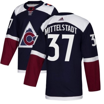 Authentic Adidas Youth Casey Mittelstadt Colorado Avalanche Alternate Jersey - Navy