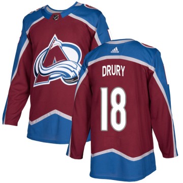 Authentic Adidas Youth Chris Drury Colorado Avalanche Burgundy Home Jersey -