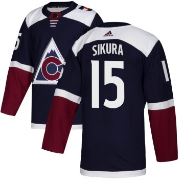 Authentic Adidas Youth Dylan Sikura Colorado Avalanche Alternate Jersey - Navy