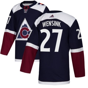 Authentic Adidas Youth John Wensink Colorado Avalanche Alternate Jersey - Navy