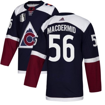Authentic Adidas Youth Kurtis MacDermid Colorado Avalanche Alternate 2022 Stanley Cup Final Patch Jersey - Navy