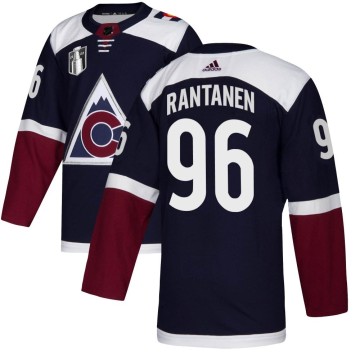 Authentic Adidas Youth Mikko Rantanen Colorado Avalanche Alternate 2022 Stanley Cup Final Patch Jersey - Navy