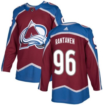 Authentic Adidas Youth Mikko Rantanen Colorado Avalanche Burgundy Home Jersey - Red