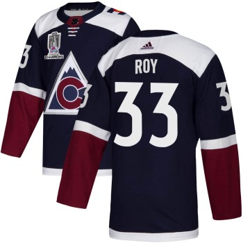 Authentic Adidas Youth Patrick Roy Colorado Avalanche Alternate 2022 Stanley Cup Champions Jersey - Navy
