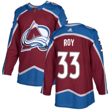 Authentic Adidas Youth Patrick Roy Colorado Avalanche Burgundy Home Jersey - Red