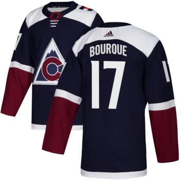 Authentic Adidas Youth Rene Bourque Colorado Avalanche Alternate Jersey - Navy