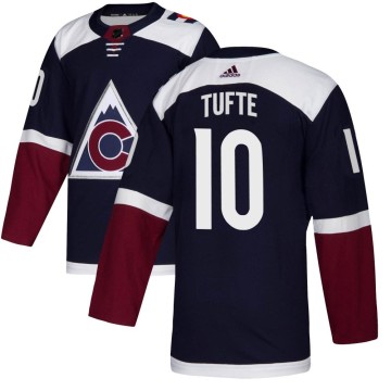 Authentic Adidas Youth Riley Tufte Colorado Avalanche Alternate Jersey - Navy