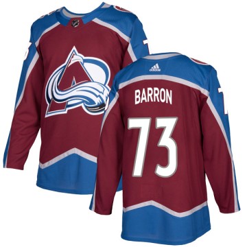 Authentic Adidas Youth Travis Barron Colorado Avalanche Burgundy Home Jersey -