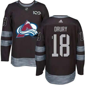 Authentic Youth Chris Drury Colorado Avalanche 1917-2017 100th Anniversary Jersey - Black