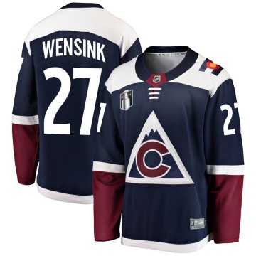 Breakaway Fanatics Branded Men's John Wensink Colorado Avalanche Alternate 2022 Stanley Cup Final Patch Jersey - Navy