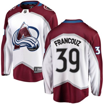 Breakaway Fanatics Branded Men's Pavel Francouz Colorado Avalanche Away Jersey - White