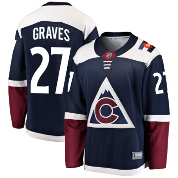 Breakaway Fanatics Branded Men's Ryan Graves Colorado Avalanche Alternate Jersey - Navy