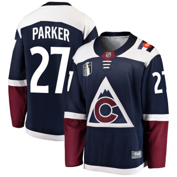Breakaway Fanatics Branded Men's Scott Parker Colorado Avalanche Alternate 2022 Stanley Cup Final Patch Jersey - Navy