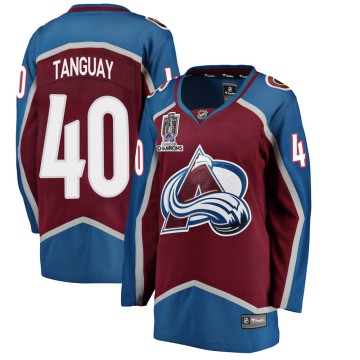 Breakaway Fanatics Branded Women's Alex Tanguay Colorado Avalanche Maroon Home 2022 Stanley Cup Champions Jersey -