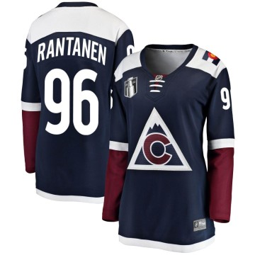 Breakaway Fanatics Branded Women's Mikko Rantanen Colorado Avalanche Alternate 2022 Stanley Cup Final Patch Jersey - Navy