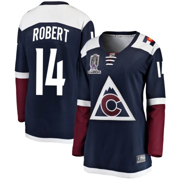 Breakaway Fanatics Branded Women's Rene Robert Colorado Avalanche Alternate 2022 Stanley Cup Champions Jersey - Navy