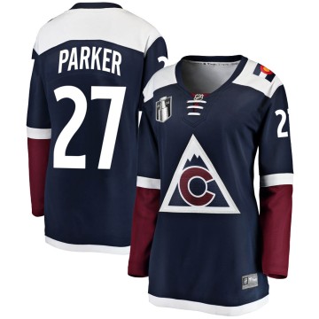 Breakaway Fanatics Branded Women's Scott Parker Colorado Avalanche Alternate 2022 Stanley Cup Final Patch Jersey - Navy